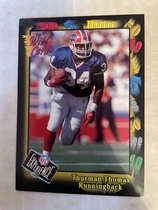 1992 Wild Card Super Bowl Card Show III #126F Thurman Thomas