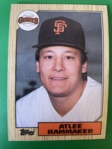 1987 Topps Base Set #781 Atlee Hammaker