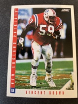1993 Score Base Set #345 Vincent Brown