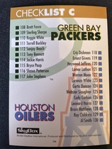 1993 SkyBox Impact #355 Checklist C