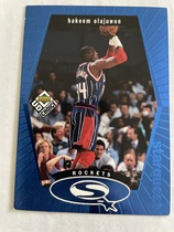 1998 Upper Deck Choice StarQuest Blue 1 Star #SQ10 Hakeem Olajuwon