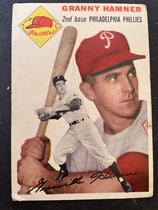 1954 Topps Base Set #24 Granny Hamner