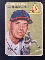 1954 Topps Base Set #237 Mike Ryba