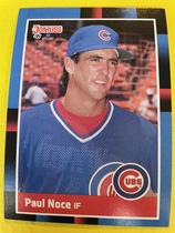 1988 Donruss Base Set #315 Paul Noce