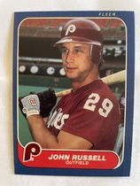 1986 Fleer Base Set #448 John Russell