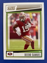 2022 Score Base Set #163 Deebo Samuel