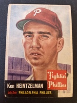 1953 Topps Base Set #136 Ken Heintzelman