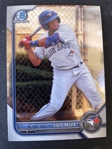 2022 Bowman Chrome Draft #BDC-89 Luis Meza