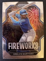 2023 Panini Prizm Fireworks #5 Orelvis Martinez