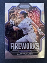 2023 Panini Prizm Fireworks #F13 Larry Walker