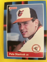 1988 Donruss Base Set #541 Pete Stanicek