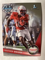 2023 Bowman Chrome University #88 Matthew Golden