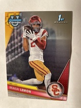 2023 Bowman Chrome University #160 Makai Lemon