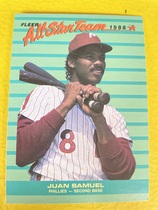1988 Fleer All Stars #10 Juan Samuel