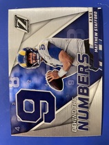 2022 Panini Zenith Behind the Numbers #4 Matthew Stafford