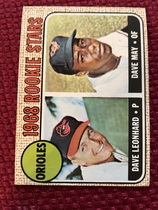 1968 Topps Base Set #56 Dave Leonhard|Dave May