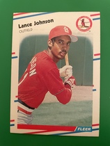 1988 Fleer Base Set #37 Lance Johnson