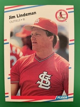 1988 Fleer Base Set #39 Jim Lindeman