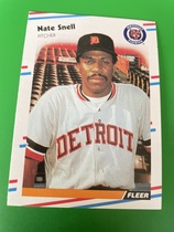 1988 Fleer Base Set #70 Nate Snell