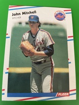 1988 Fleer Base Set #145 John Mitchell