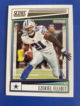 2022 Score Base Set #223 Ezekiel Elliott