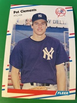 1988 Fleer Base Set #204 Pat Clements