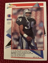 1991 Pacific Flash Cards #54 Bo Jackson
