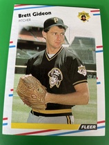 1988 Fleer Base Set #330 Brett Gideon