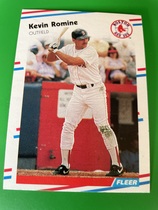 1988 Fleer Base Set #363 Kevin Romine