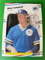 1988 Fleer Base Set #372 Mike Campbell