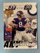 2023 Panini Prestige Any Given Sunday #15 Kirk Cousins