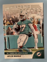 2023 Panini Prestige For the Record #10 Jaylen Waddle