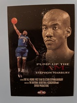1998 NBA Hoops Pump Up The Jam #1PJ Stephon Marbury
