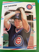 1988 Fleer Base Set #421 Les Lancaster