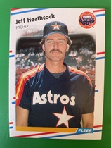 1988 Fleer Base Set #450 Jeff Heathcock