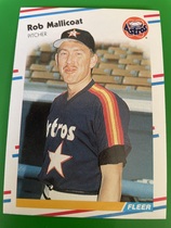 1988 Fleer Base Set #452 Rob Mallicoat