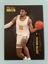 2022 Wild Card Matte #MB-44 Justin Minaya