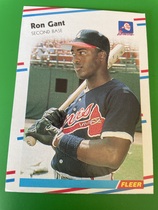 1988 Fleer Base Set #538 Ron Gant