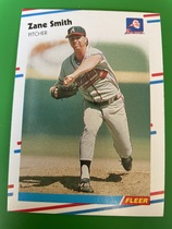 1988 Fleer Base Set #550 Zane Smith