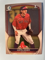 2023 Bowman Chrome Draft #BDC-182 Justin Riemer