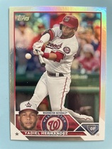 2023 Topps Rainbow Foil #257 Yadiel Hernandez