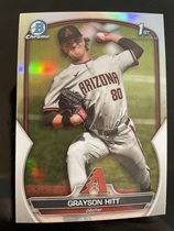 2023 Bowman Chrome Draft Refractor #BDC-57 Grayson Hitt