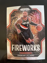 2022 Panini Prizm Fireworks #3 Damian Lillard