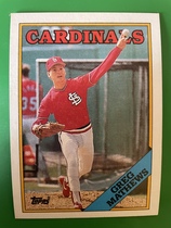 1988 Topps Base Set #133 Greg Mathews