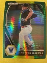 2021 Panini Prizm Draft Picks Hyper Green & Yellow Prizm #PDP151 Gordon Graceffo