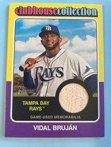 2024 Topps Heritage Clubhouse Collection Relics #CCR-VB Vidal Brujan