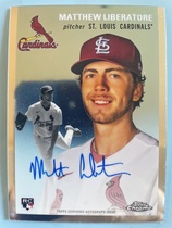 2023 Topps Chrome Platinum Anniversary Autos #CPA-ML Matthew Liberatore