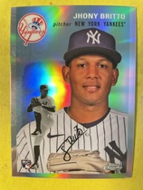 2023 Topps Chrome Platinum Anniversary Refractor #209 Jhony Brito