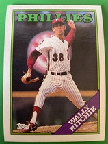 1988 Topps Base Set #494 Wally Ritchie