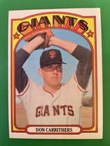 1972 Topps Base Set #76 Don Carrithers